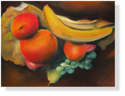 (97) Stillleben Obst,
30 x 40 cm 2016 (97) Stillleben Obst,
30 x 40 cm 2016